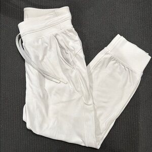 Lululemon Athletica White Track Pants Relaxed Fit